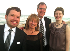 Family on Beach